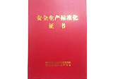 91视频网址股份榮獲“安（ān）全生產標準化三級企（qǐ）業”稱號